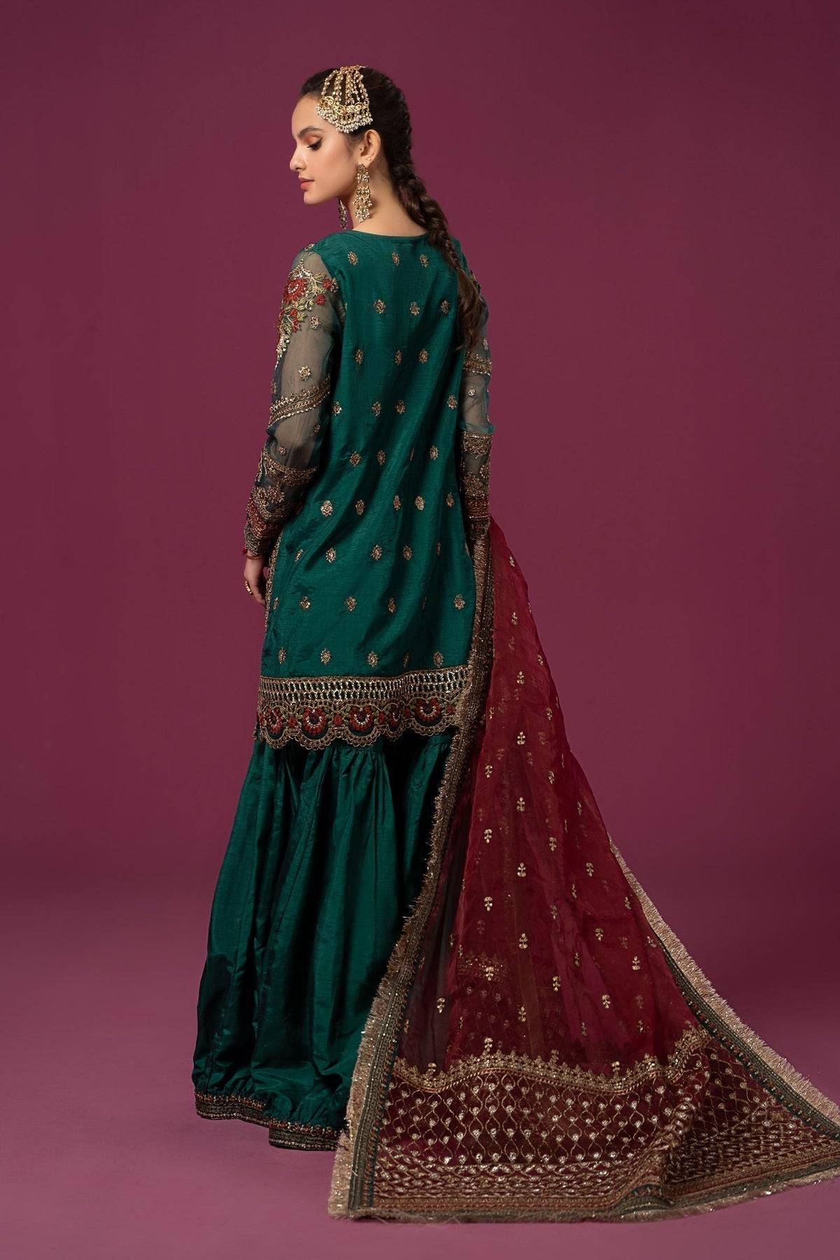 Maria B | Formal Wears | SF-EF24-15 - Pakistani Designer Dress - by Maria B | Type: Formal - 100% Original at Saira Sultan