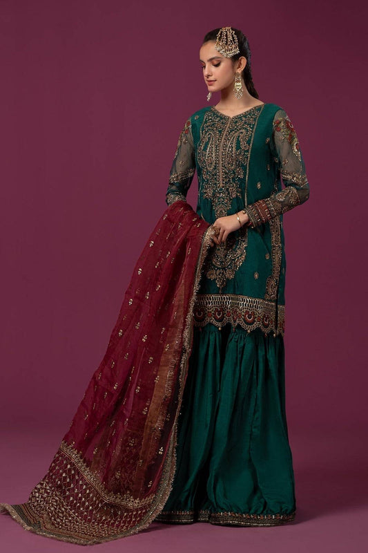 Maria B | Formal Wears | SF-EF24-15 - Pakistani Designer Dress - by Maria B | Type: Formal - 100% Original at Saira Sultan