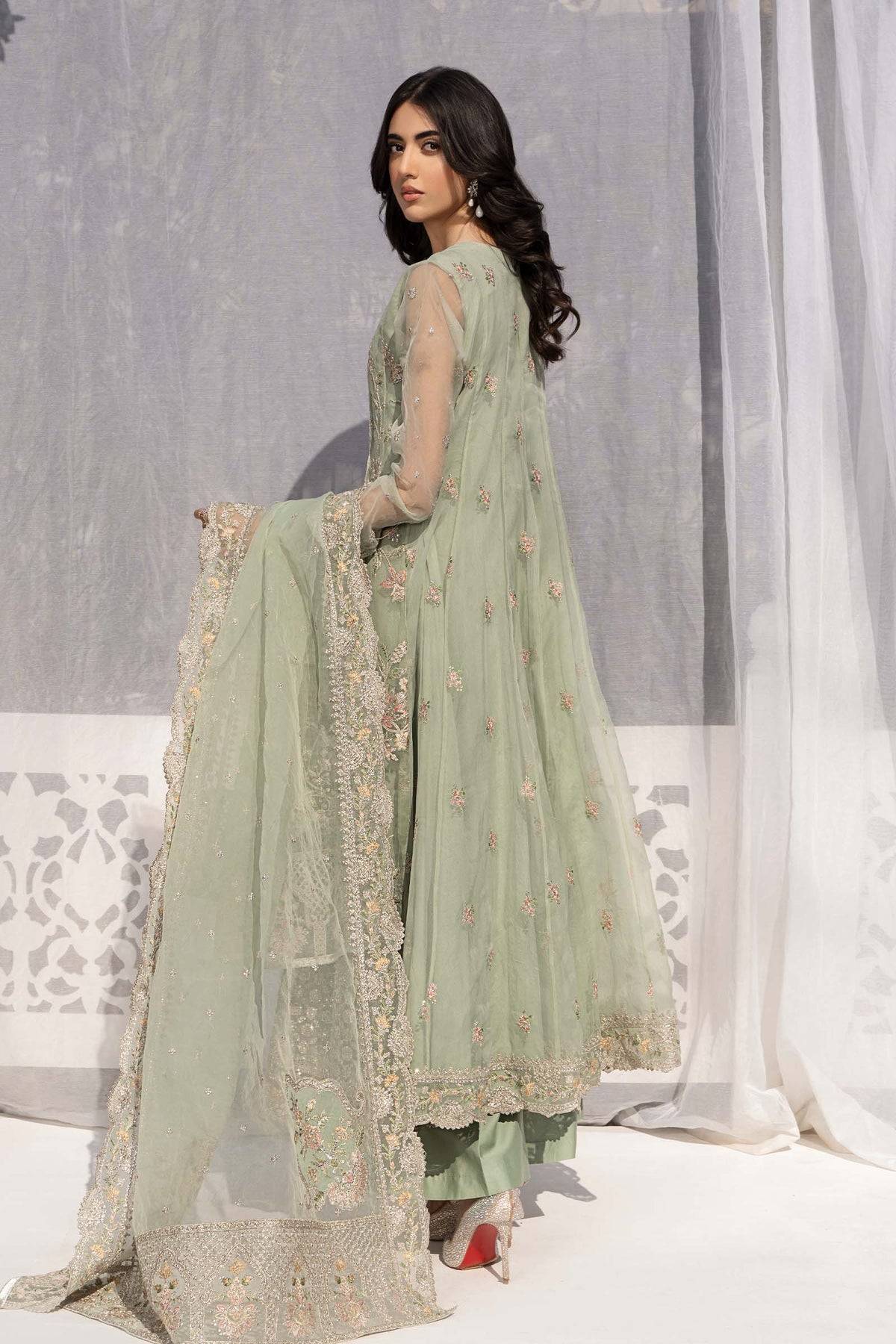 Maria B | Formal Wears | SF-EF24-19 - Pakistani Designer Dress - by Maria B | Type: Formal - 100% Original at Saira Sultan
