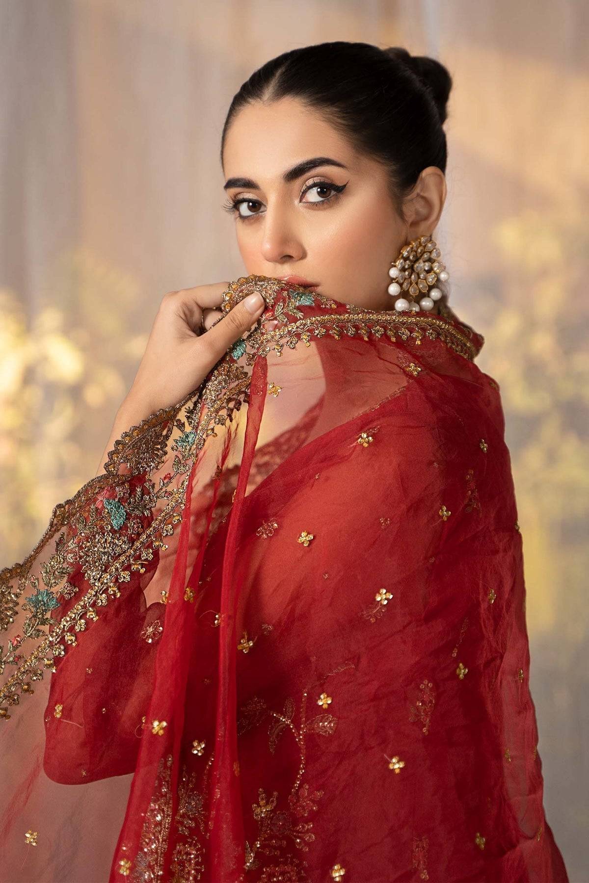 Maria B | Formal Wears | SF-EF24-19 - Pakistani Designer Dress - by Maria B | Type: Formal - 100% Original at Saira Sultan