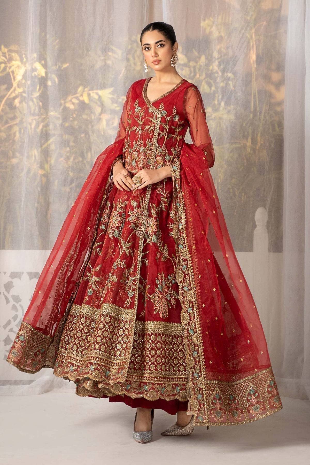 Maria B | Formal Wears | SF-EF24-19 - Pakistani Designer Dress - by Maria B | Type: Formal - 100% Original at Saira Sultan