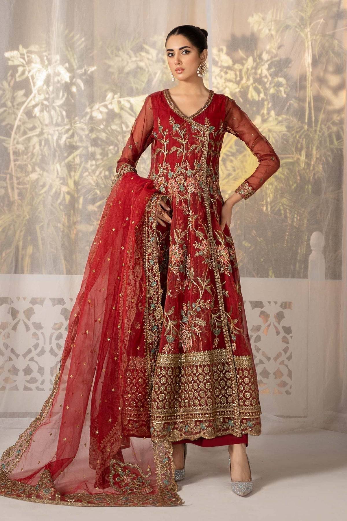 Maria B | Formal Wears | SF-EF24-19 - Pakistani Designer Dress - by Maria B | Type: Formal - 100% Original at Saira Sultan