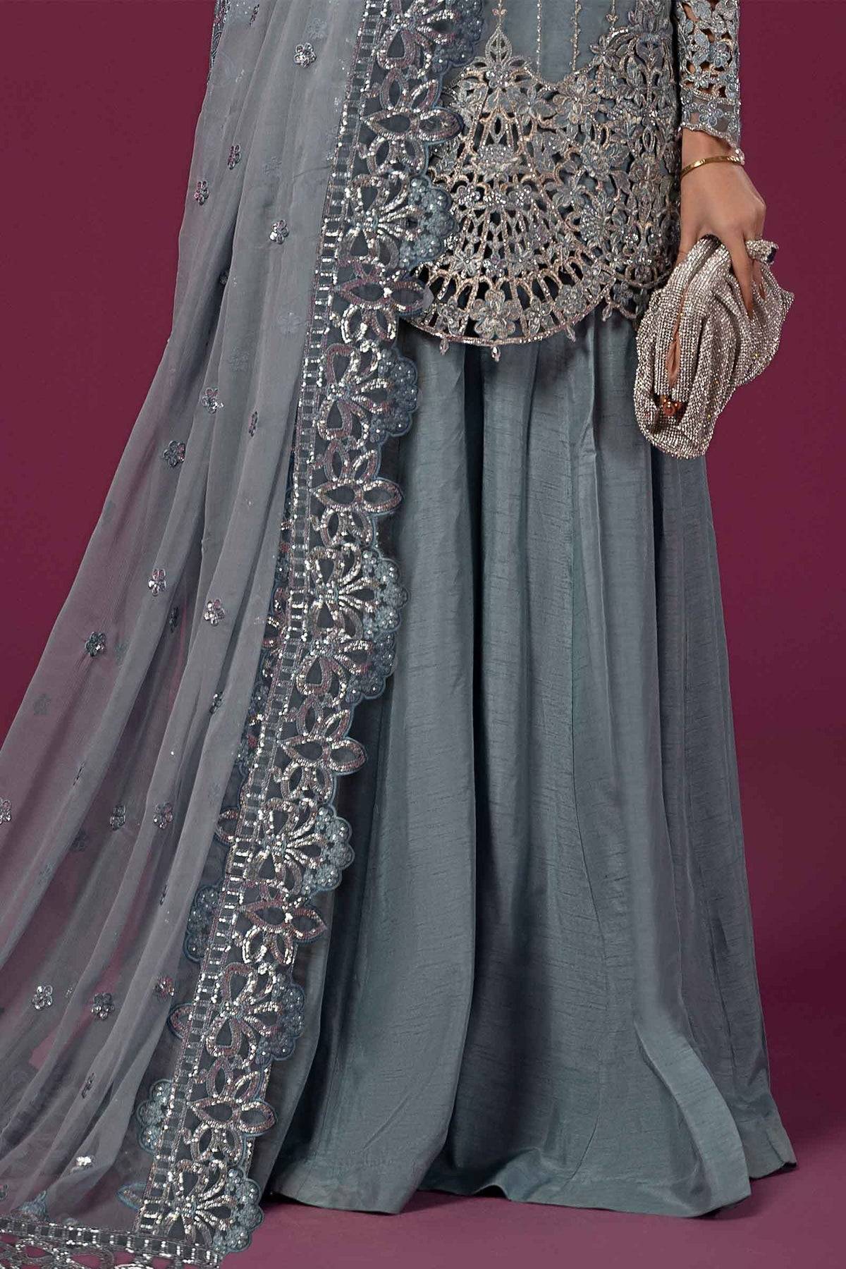 Maria B | Formal Wears | SF-EF24-22 - Pakistani Designer Dress - by Maria B | Type: Formal - 100% Original at Saira Sultan