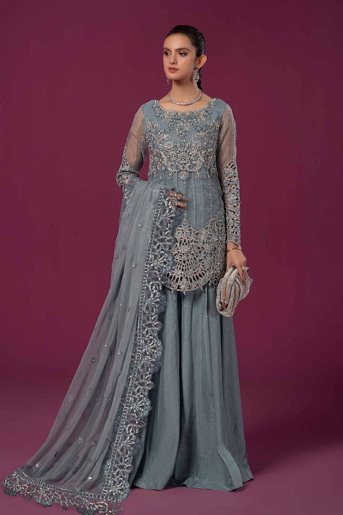Maria B | Formal Wears | SF-EF24-22 - Pakistani Designer Dress - by Maria B | Type: Formal - 100% Original at Saira Sultan