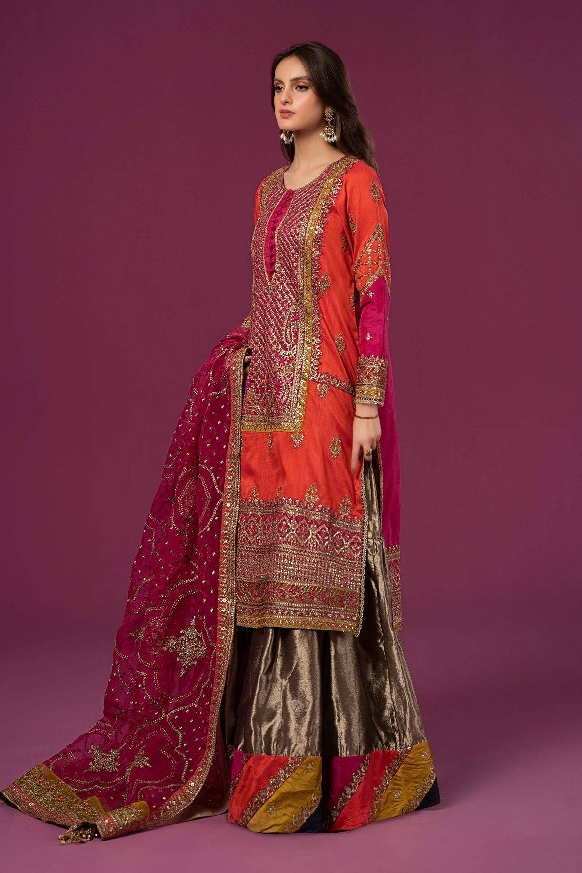 Maria B | Formal Wears | SF-EF24-27 - Pakistani Designer Dress - by Maria B | Type: Formal - 100% Original at Saira Sultan