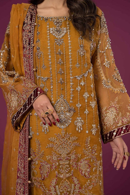 Maria B | Formal Wears | SF-EF24-45 - Pakistani Designer Dress - by Maria B | Type: Formal - 100% Original at Saira Sultan