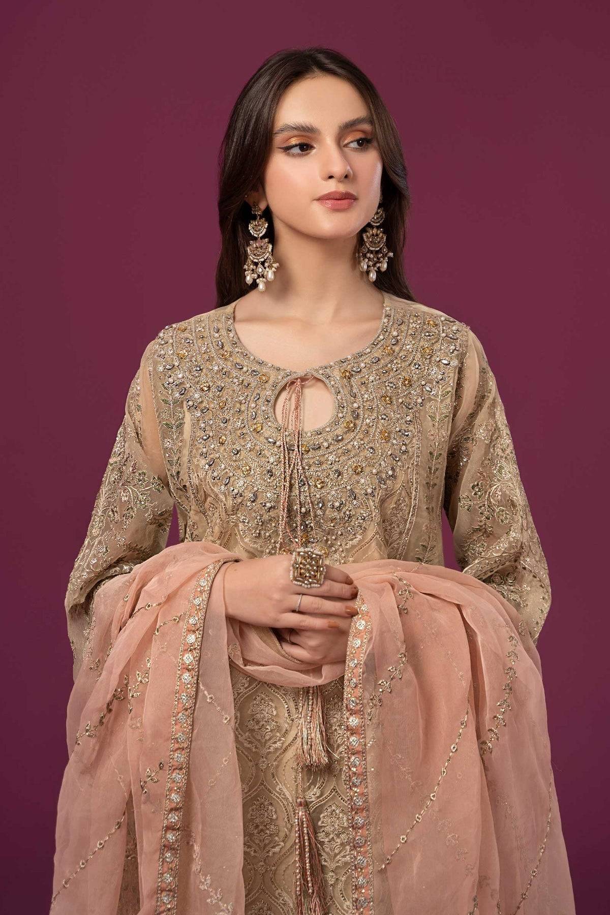 Maria B | Formal Wears | SF-EF24-46 - Pakistani Designer Dress - by Maria B | Type: Formal - 100% Original at Saira Sultan