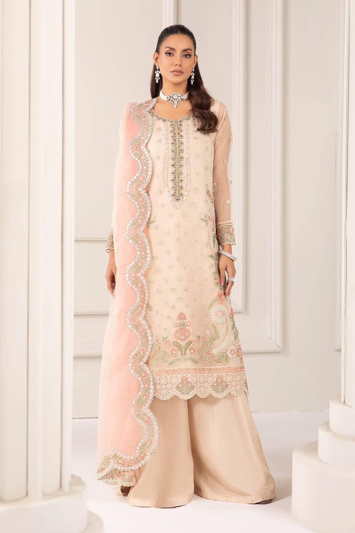 Maria B | Formal Wears | SF-EF24-76 - Pakistani Designer Dress - by Maria B | Type: Formal - 100% Original at Saira Sultan