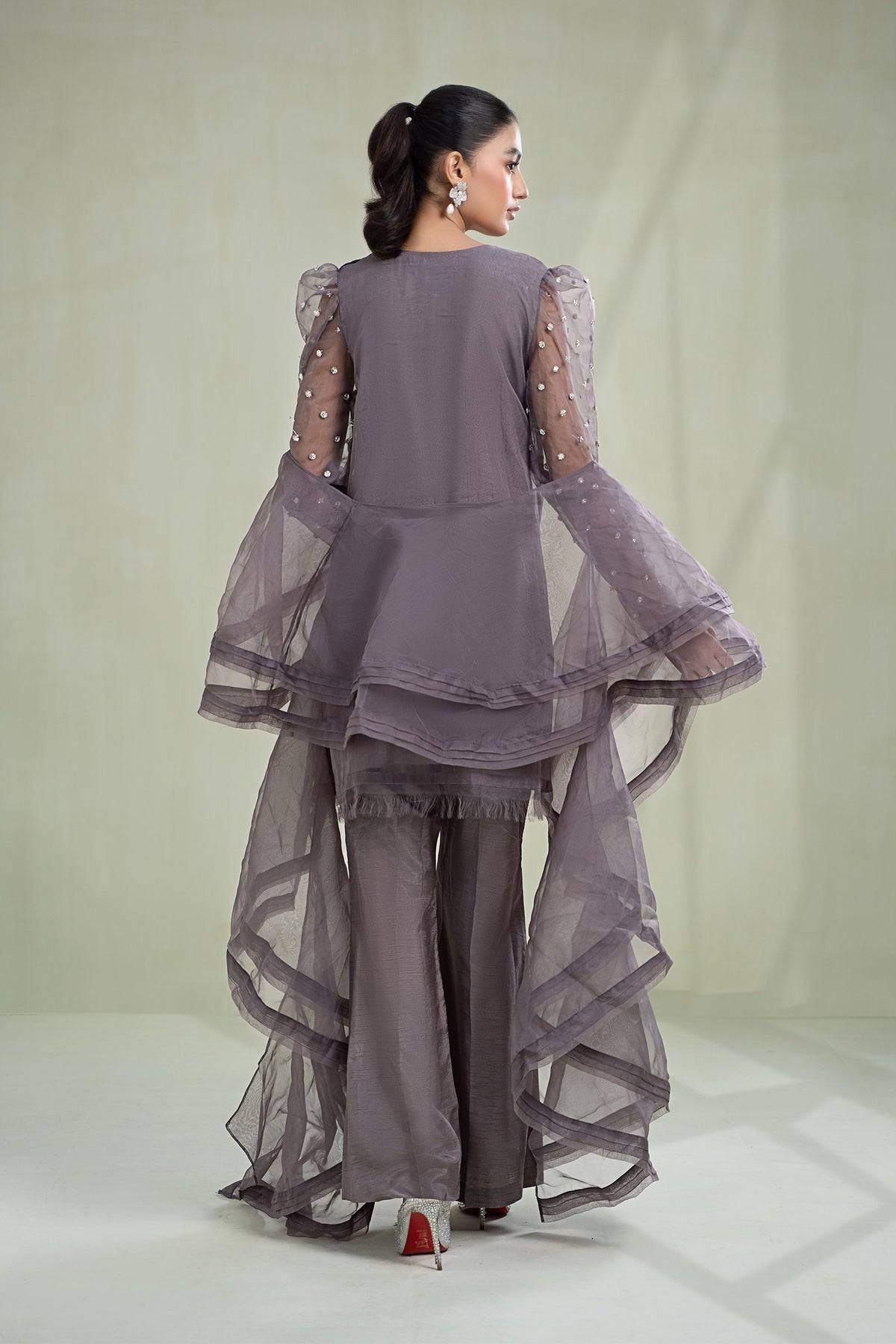 Maria B | Formal Wears | SF-PFW23-06 - Pakistani Designer Dress - by Maria B | Type: Formal - 100% Original at Saira Sultan