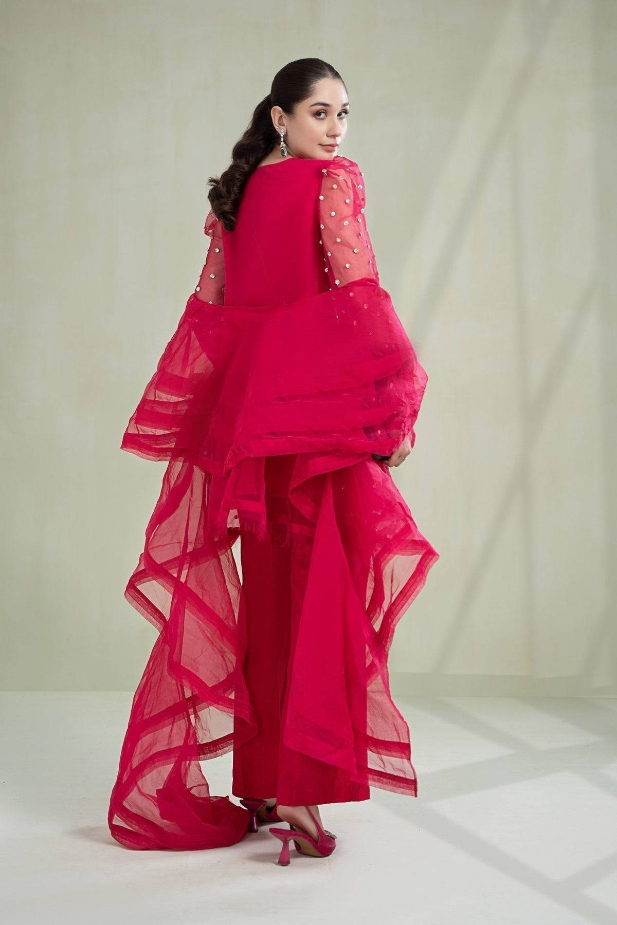 Maria B | Formal Wears | SF-PFW23-06 - Pakistani Designer Dress - by Maria B | Type: Formal - 100% Original at Saira Sultan