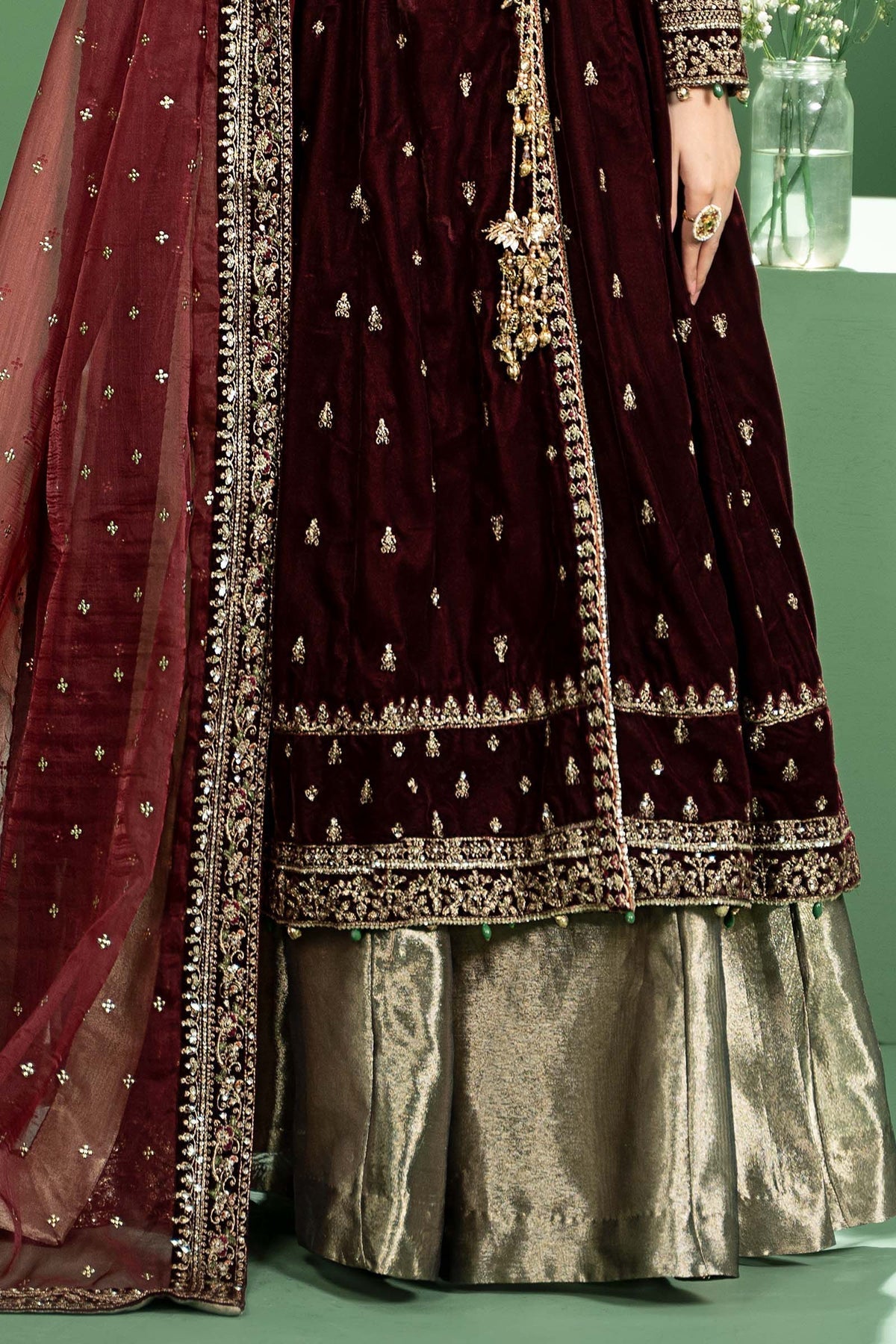 Maria b | Formal Wears | SF-W24-02 - Pakistani Designer Dress - by Maria B | Type: Formal - 100% Original at Saira Sultan