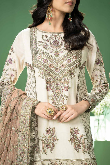 Maria B | Formal Wears | SF-W24-45 - Pakistani Designer Dress - by Maria B | Type: Formal - 100% Original at Saira Sultan