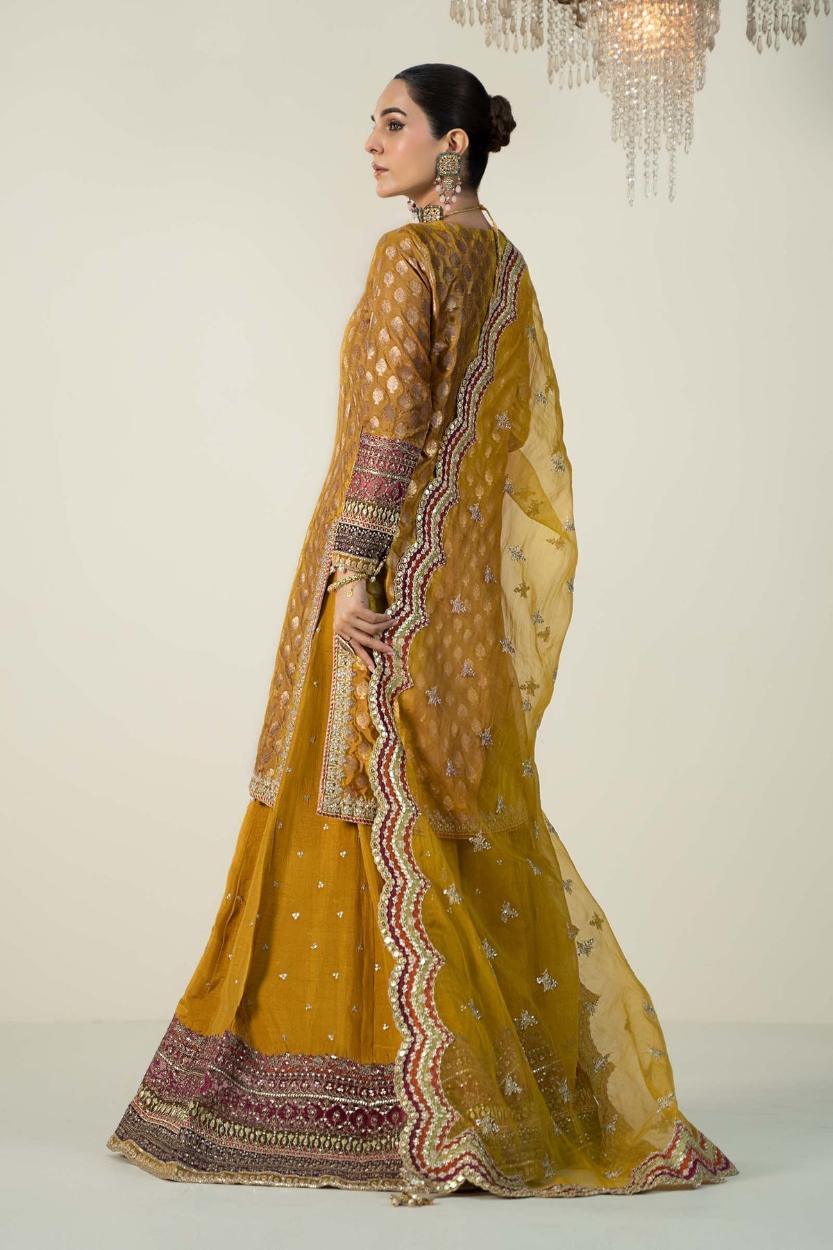 Maria B | Formal Wears | SF-W24-08 - Pakistani Designer Dress - by Maria B | Type: Formal - 100% Original at Saira Sultan