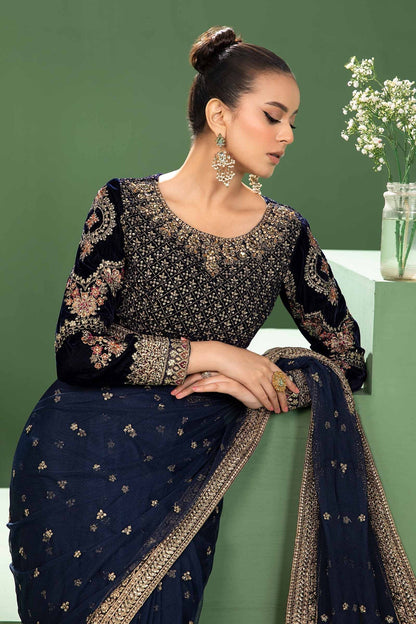Maria B | Formal Wears | SF-W24-11 - Pakistani Designer Dress - by Maria B | Type: Formal - 100% Original at Saira Sultan