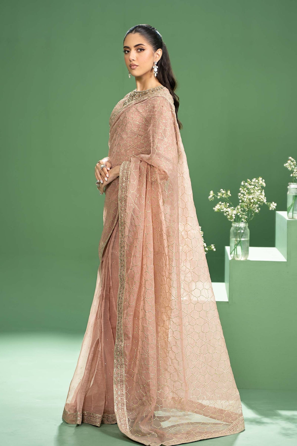 Maria b | Formal Wears | SF-W24-15 - Pakistani Designer Dress - by Maria B | Type: Formal - 100% Original at Saira Sultan