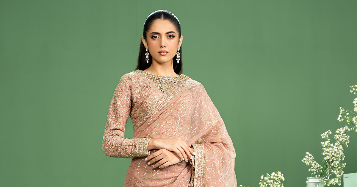 Maria b | Formal Wears | SF-W24-15 - Pakistani Designer Dress - by Maria B | Type: Formal - 100% Original at Saira Sultan
