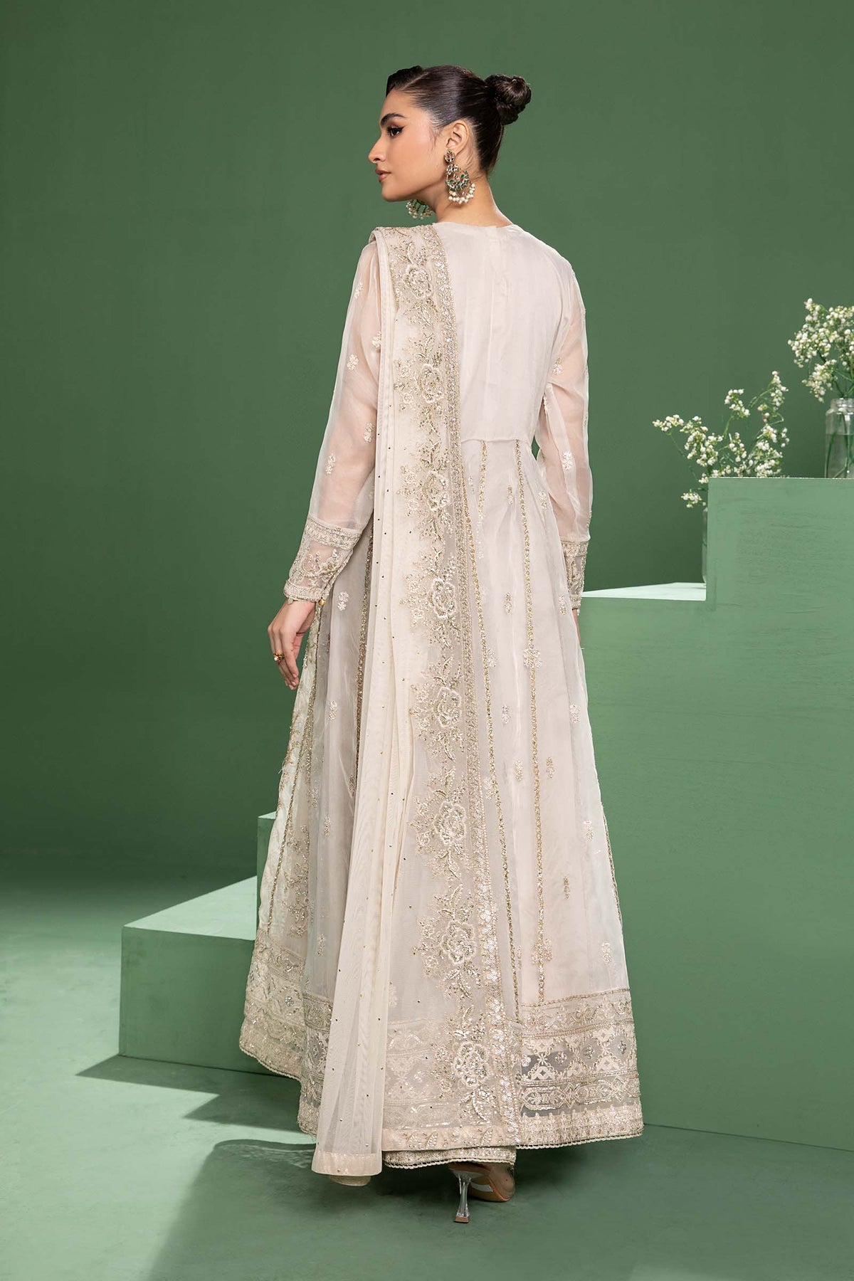 Maria b | Formal Wears | SF-W24-16 - Pakistani Designer Dress - by Maria B | Type: Formal - 100% Original at Saira Sultan