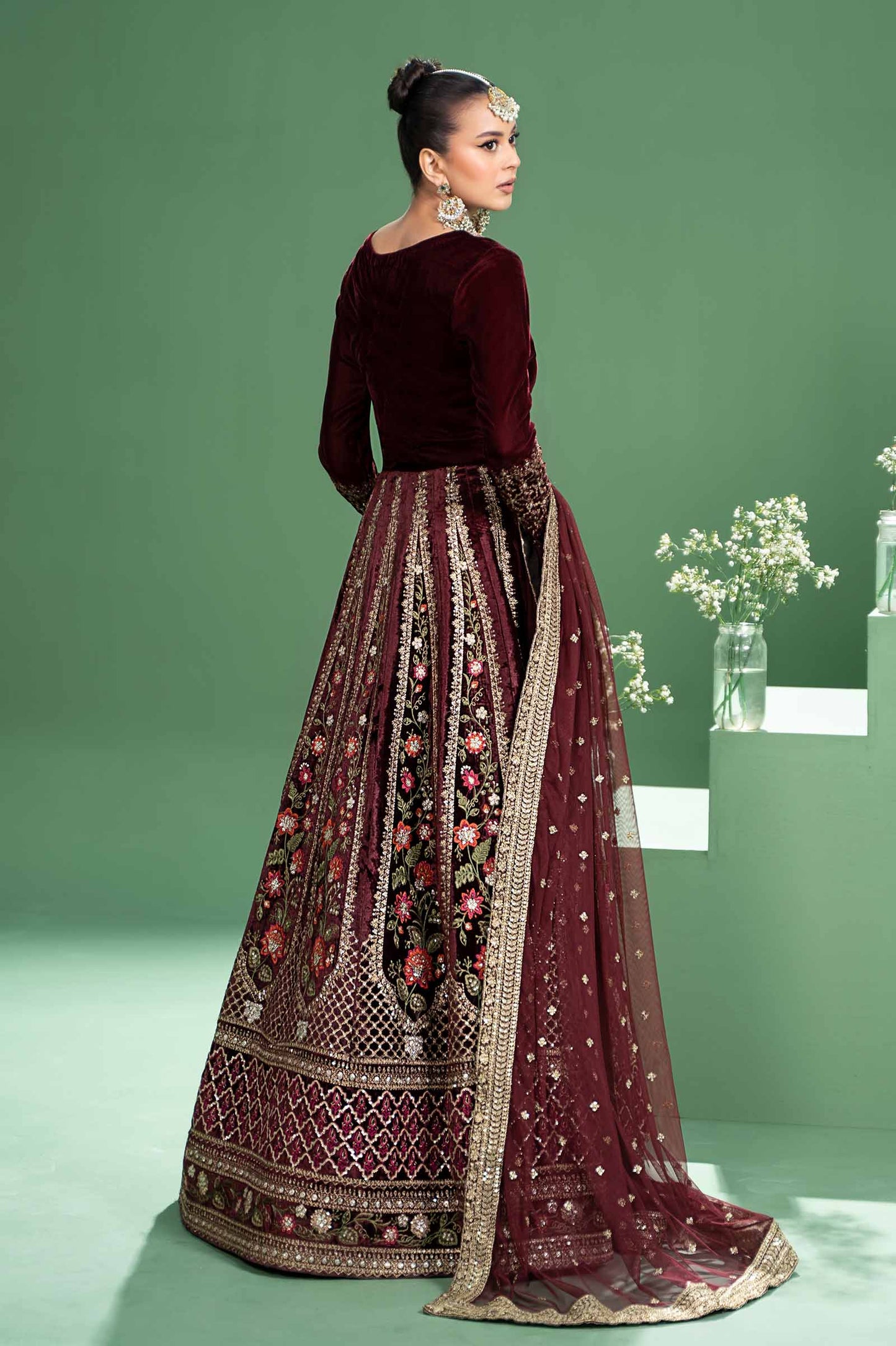 Maira B | Ready to Wear | SF-W24-17 XL Maroon