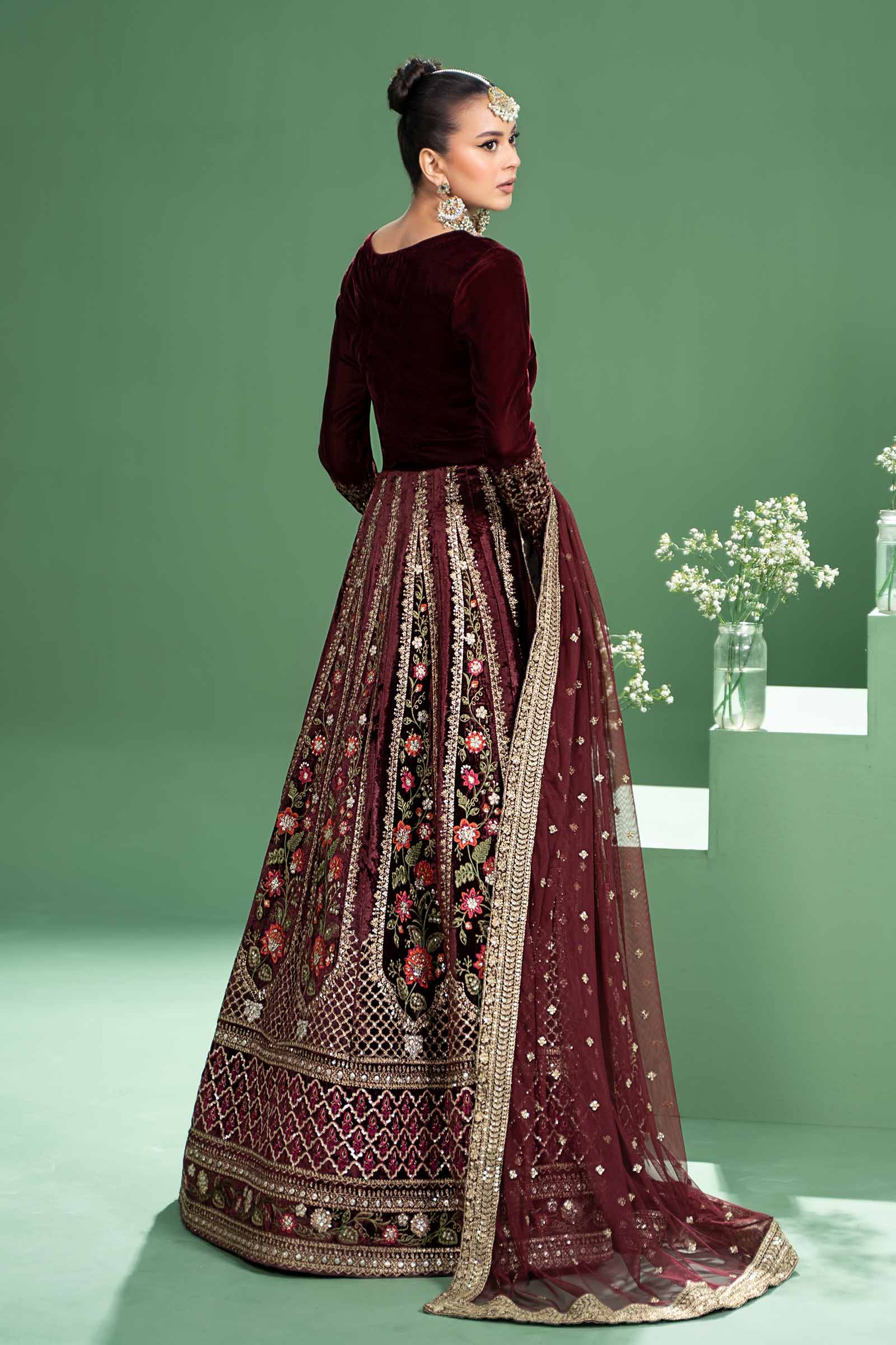 Maira B | Ready to Wear | SF-W24-17 XL Maroon