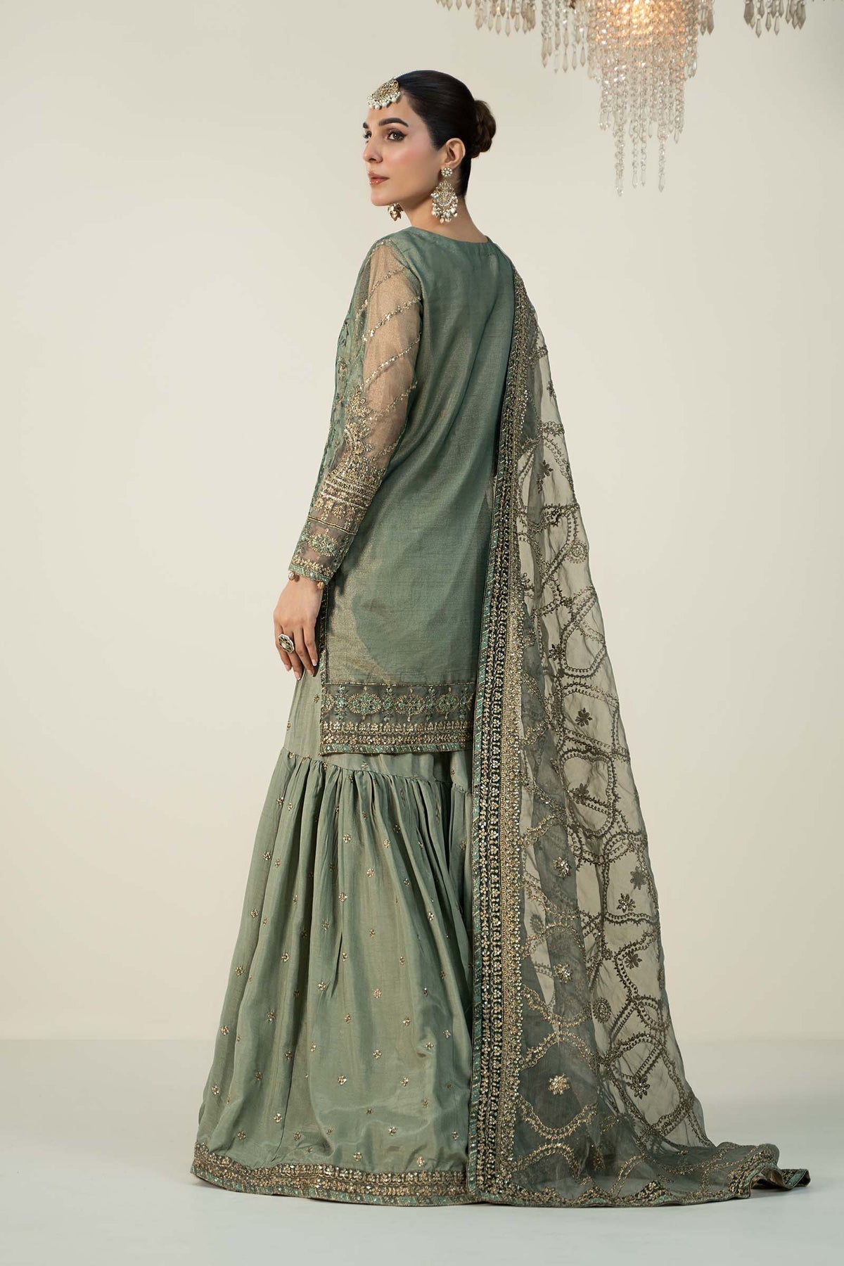 Maria B | Formal Wears | SF-W24-24 - Pakistani Designer Dress - by Maria B | Type: Formal - 100% Original at Saira Sultan