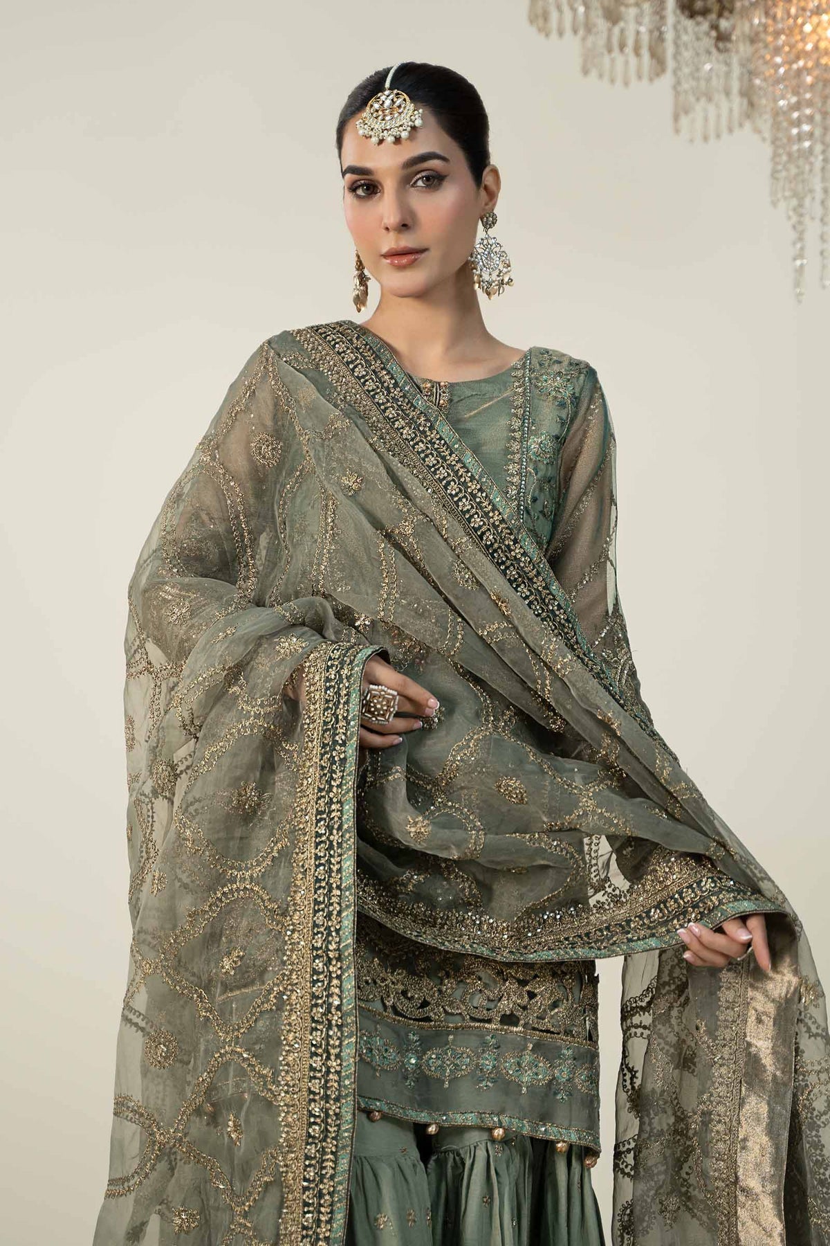 Maria B | Formal Wears | SF-W24-24 - Pakistani Designer Dress - by Maria B | Type: Formal - 100% Original at Saira Sultan