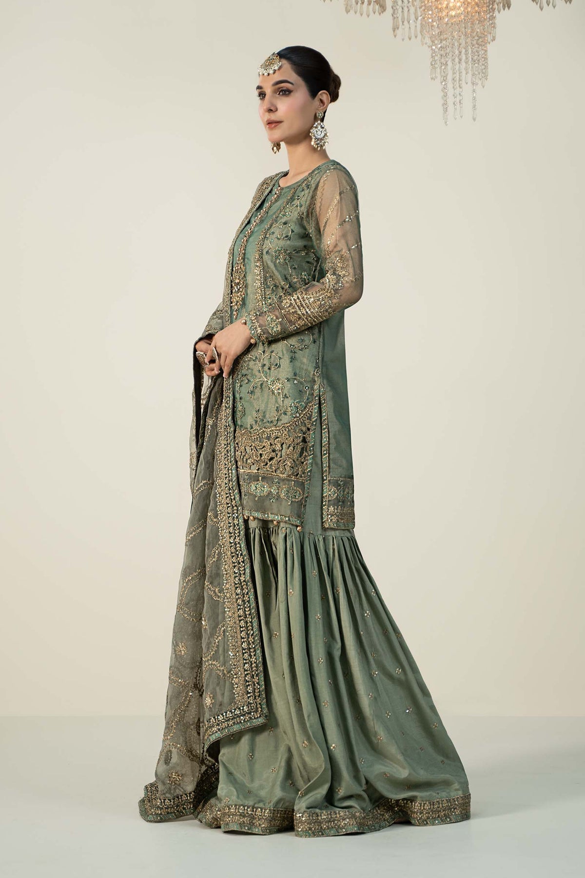 Maria B | Formal Wears | SF-W24-24 - Pakistani Designer Dress - by Maria B | Type: Formal - 100% Original at Saira Sultan
