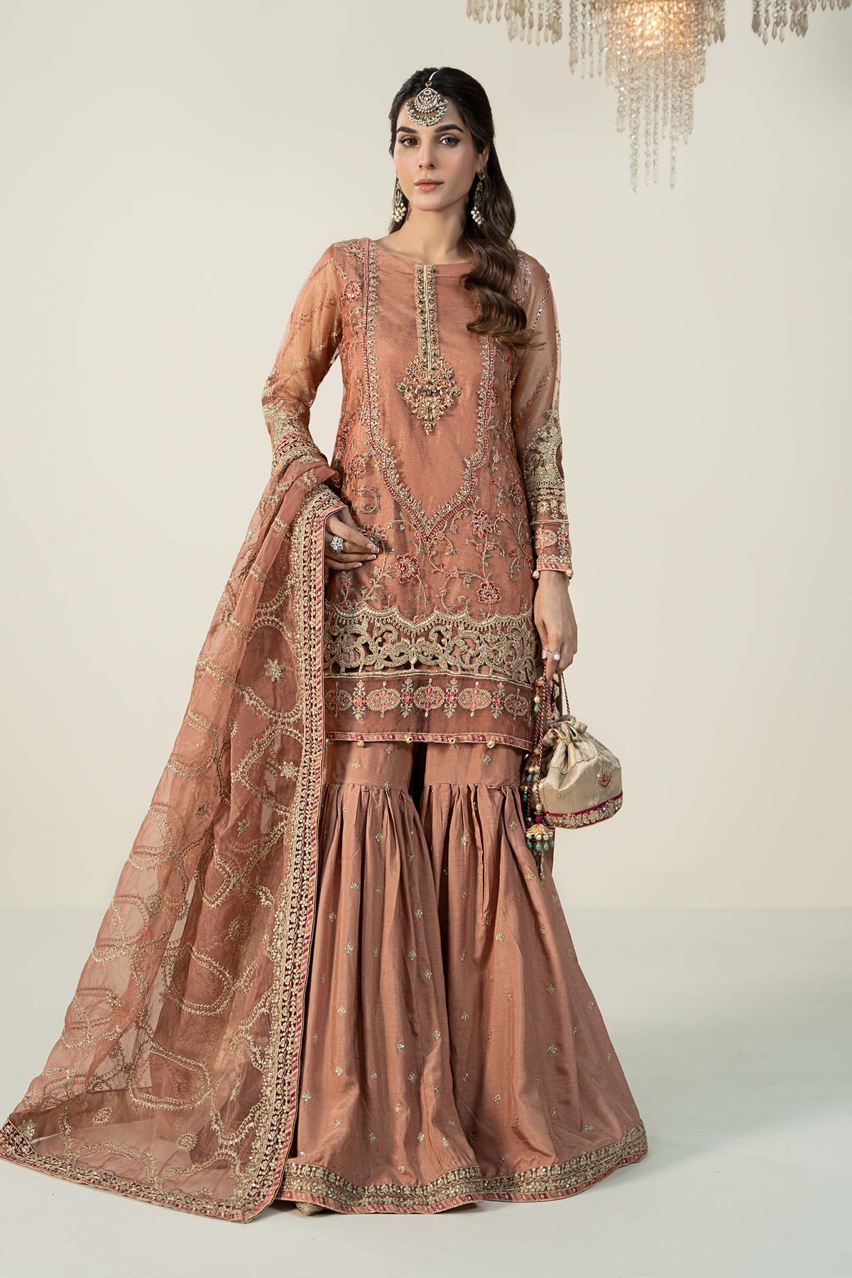 Maria B | Formal Wears | SF-W24-24 - Pakistani Designer Dress - by Maria B | Type: Formal - 100% Original at Saira Sultan