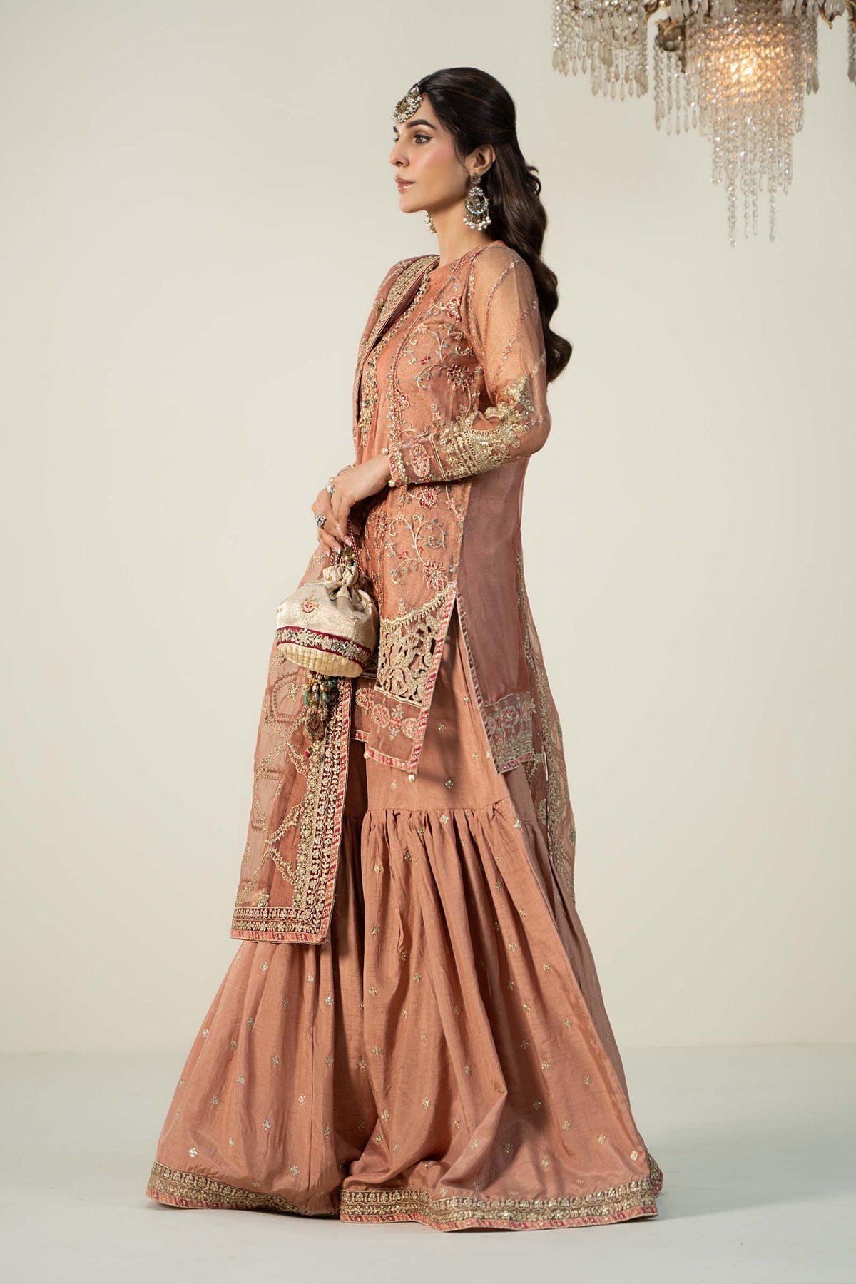Maria B | Formal Wears | SF-W24-24 - Pakistani Designer Dress - by Maria B | Type: Formal - 100% Original at Saira Sultan