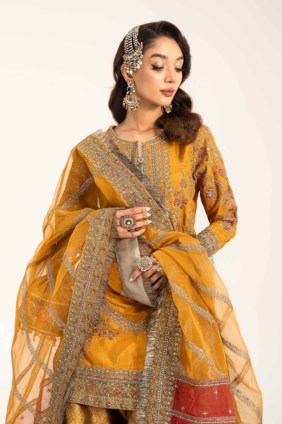 Maria b | Formal Wears | SF-W24-25 - Pakistani Designer Dress - by Maria B | Type: Formal - 100% Original at Saira Sultan