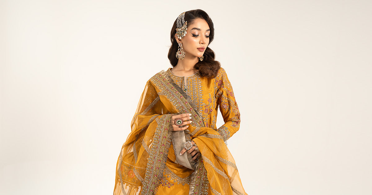Maria b | Formal Wears | SF-W24-25 - Pakistani Designer Dress - by Maria B | Type: Formal - 100% Original at Saira Sultan
