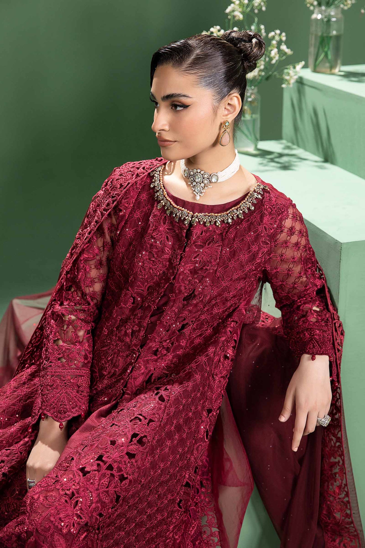 Maira B | Ready to Wear | SF-W24-46 S Maroon