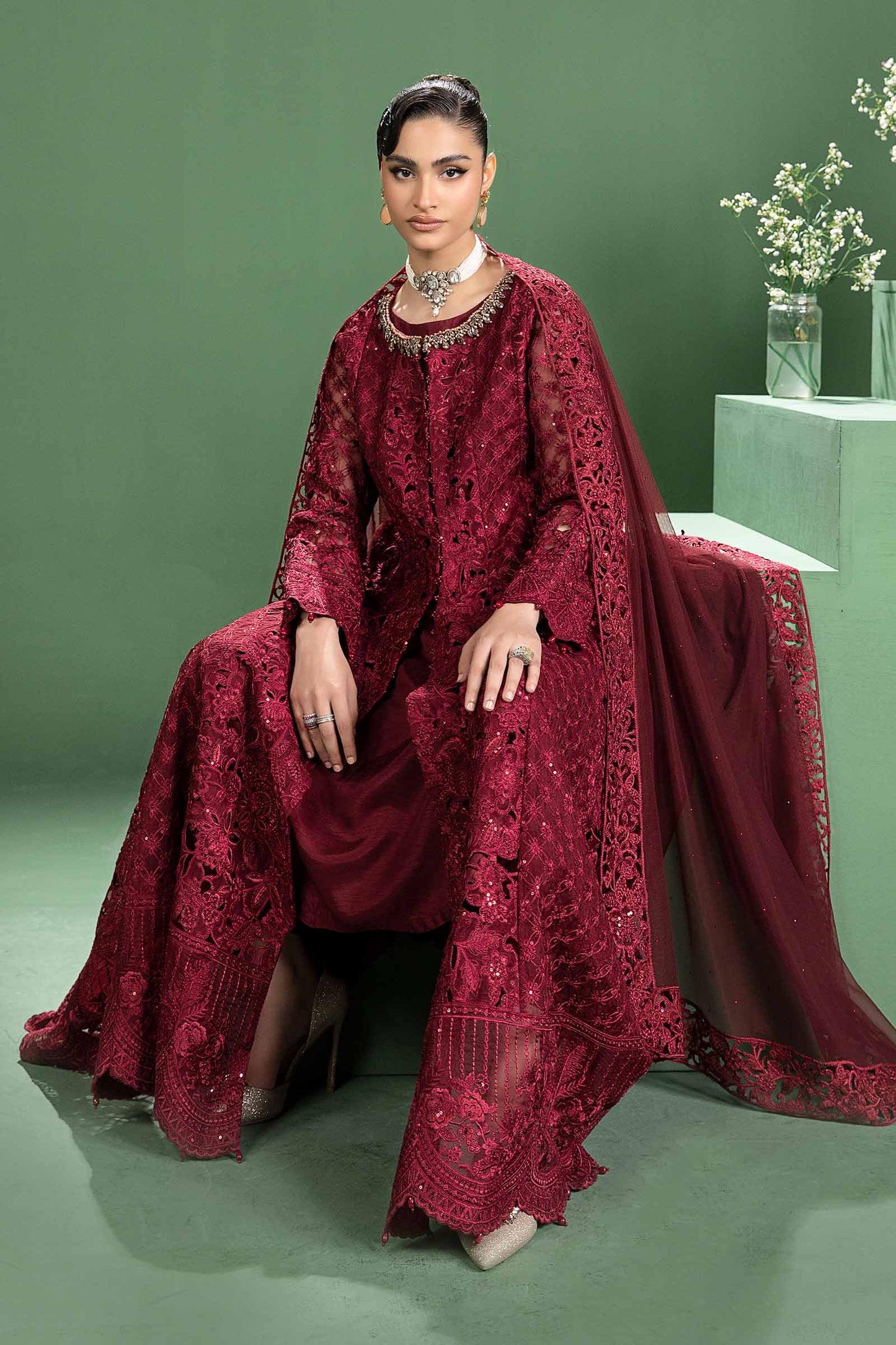 Maira B | Ready to Wear | SF-W24-46 M Maroon