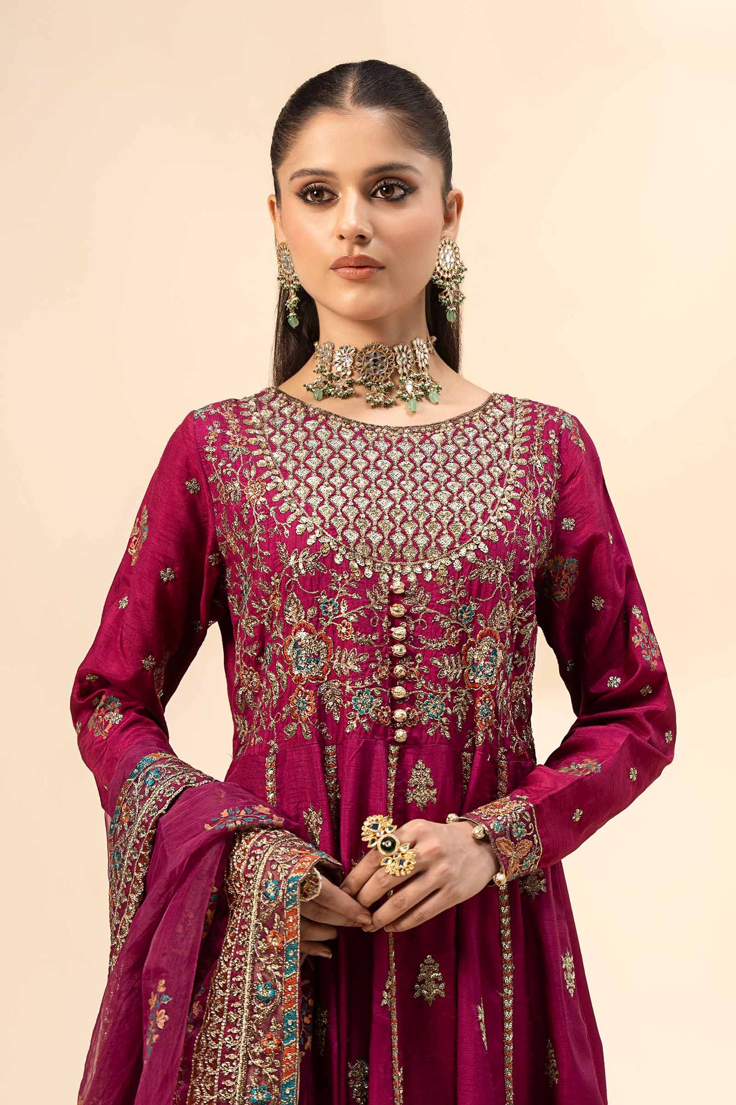 Maira B | Ready to Wear | SF-W24-65 S Maroon