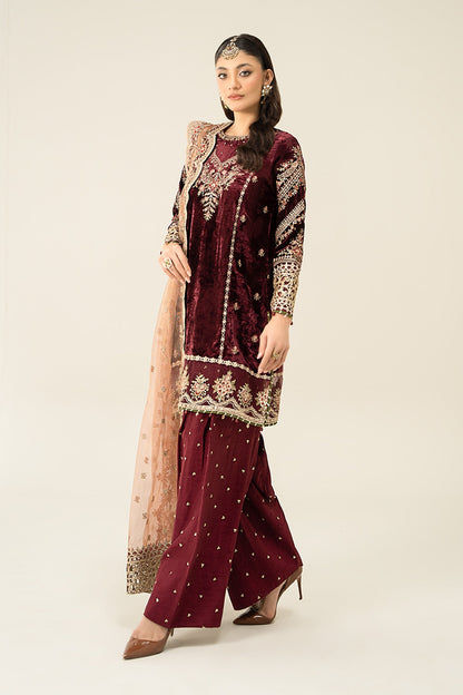 Maira B | Ready to Wear | SF-W24-80 L Maroon