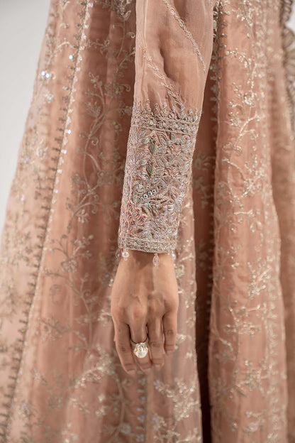 Maria B | Pre Fall Dresses | 3 Piece Embroidered Organza Suit ZS - Pakistani Designer Dress - by Maria B - Type : Ladies Clothes - 100% Original at Saira Sultan