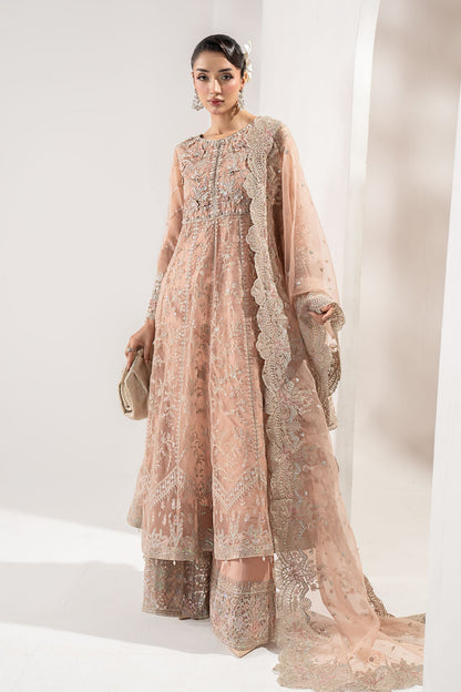Maria B | Pre Fall Dresses | 3 Piece Embroidered Organza Suit ZS - Pakistani Designer Dress - by Maria B - Type : Ladies Clothes - 100% Original at Saira Sultan