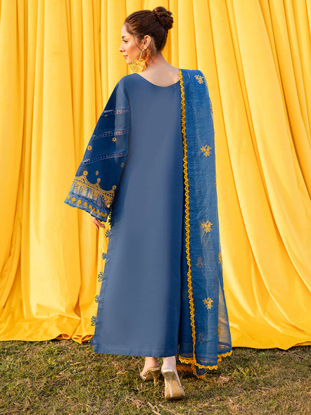 Parishay | Shangrila Summer Edit 25 | SHG - 01 S Blue Lawn