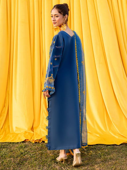 Parishay | Shangrila Summer Edit 25 | SHG - 01 L Blue Lawn