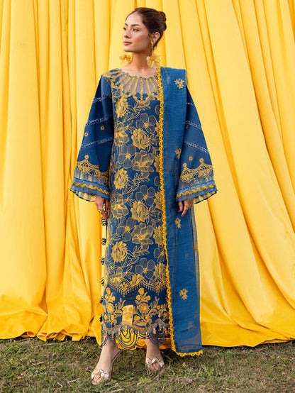 Parishay | Shangrila Summer Edit 25 | SHG - 01 Custom Size Blue Lawn