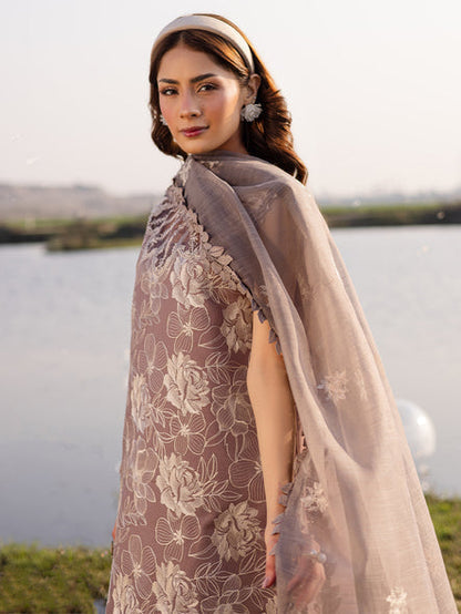 Parishay | Shangrila Summer Edit 25 | SHG - 02 XL Taupe Lawn