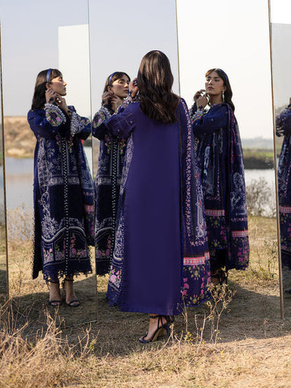 Parishay | Shangrila Summer Edit 25 | SHG - 05 S Dark Purple Lawn