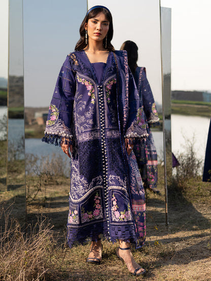 Parishay | Shangrila Summer Edit 25 | SHG - 05 XS Dark Purple Lawn