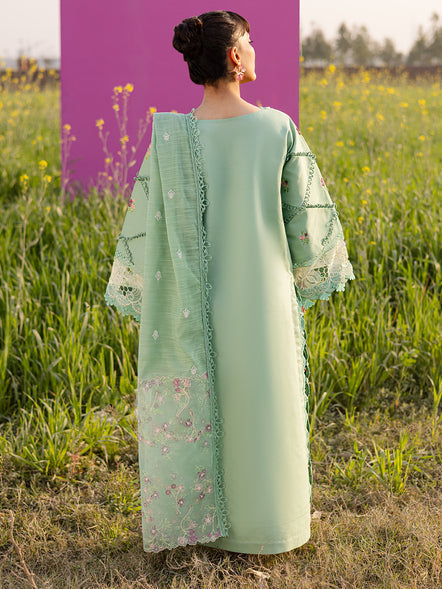 Parishay | Shangrila Summer Edit 25 | SHG - 07 S Aqua Blue Lawn