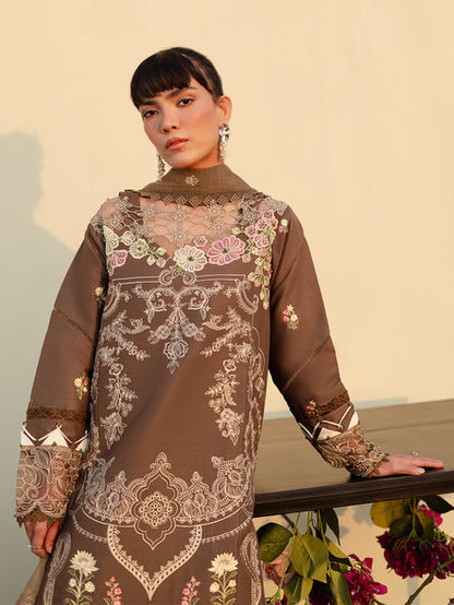 Parishay | Shangrila Summer Edit 25 | SHG - 08 M Mustard Brown Lawn