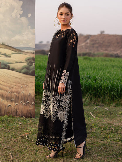 Parishay | Shangrila Summer Edit 25 | SHG - 09 M Black Lawn