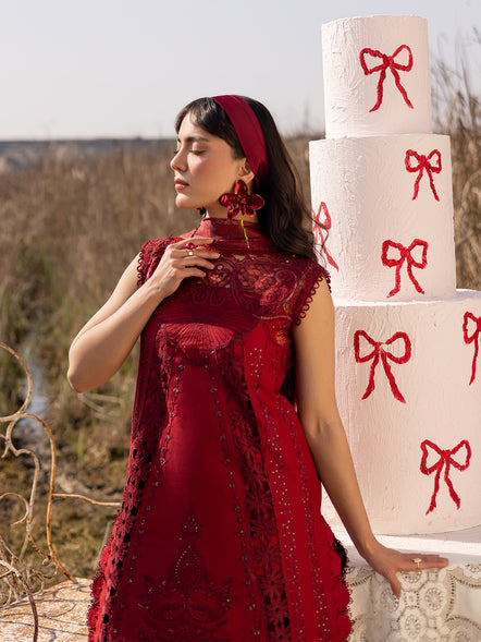 Parishay | Shangrila Summer Edit 25 | SHG - 12 M Red Lawn