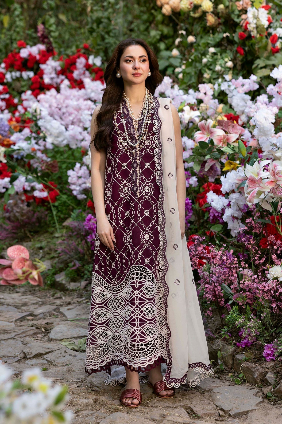 Sable Vogue | Luxury Formal 25 | SL-02-25-V1 XS Wine Berry Net
