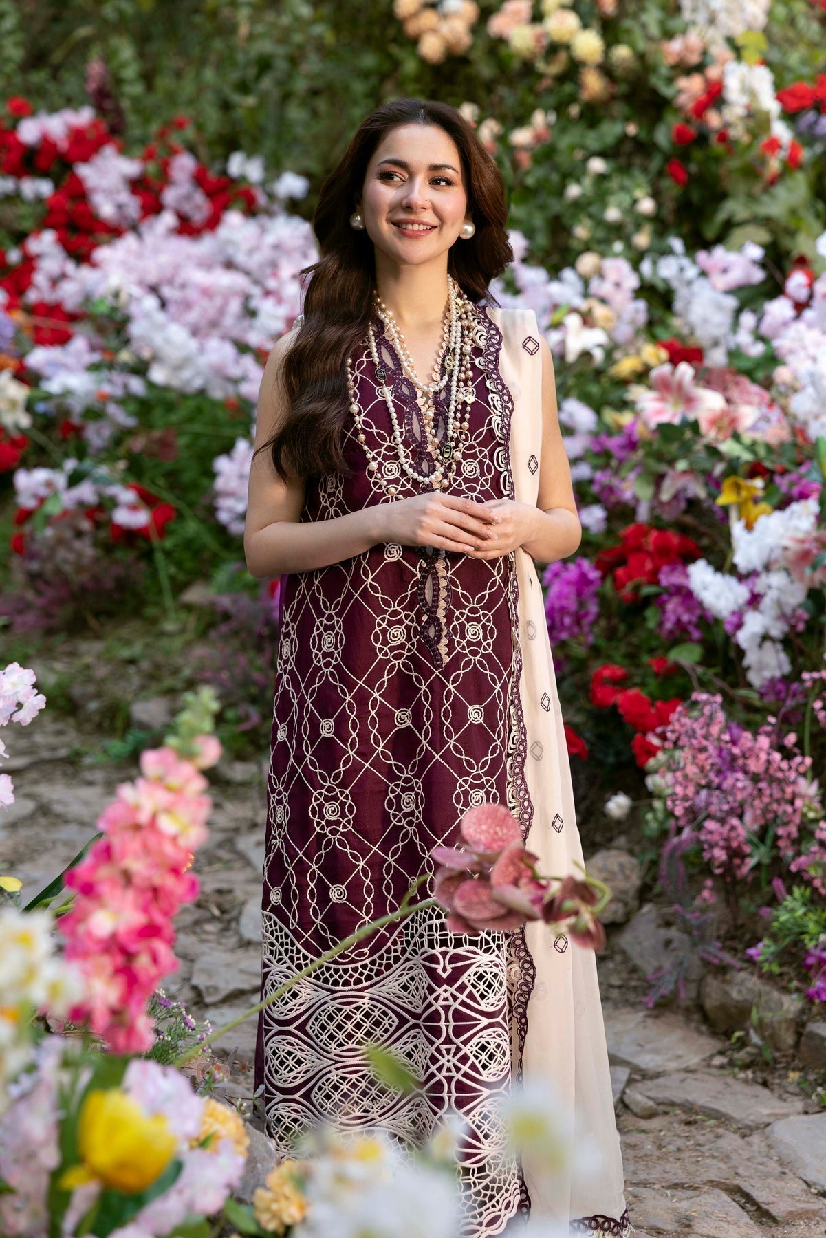 Sable Vogue | Luxury Formal 25 | SL-02-25-V1 L Wine Berry Net