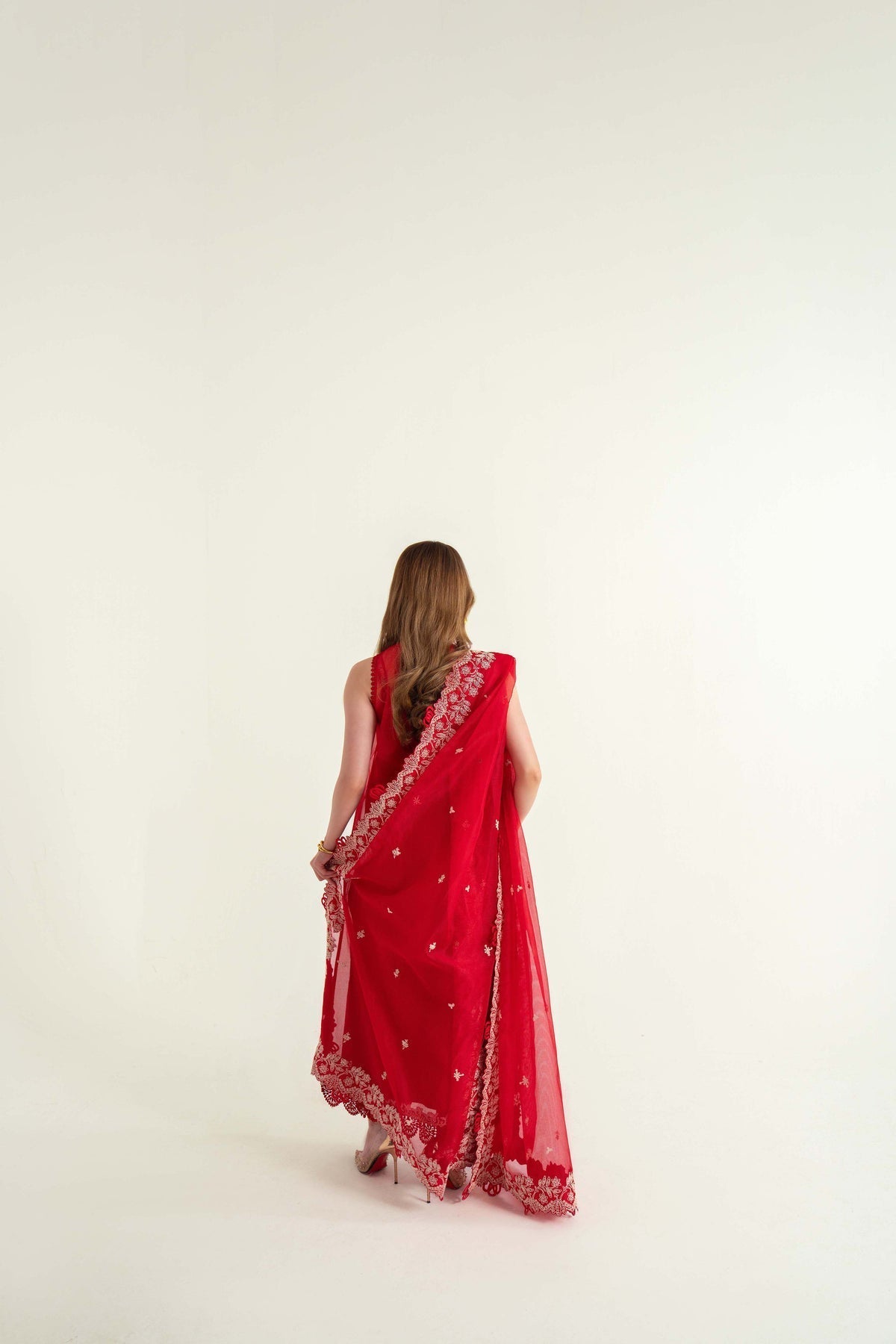 Sable Vogue | Luxury Lawn 25 | SL-02-25-V2 M Red Lawn