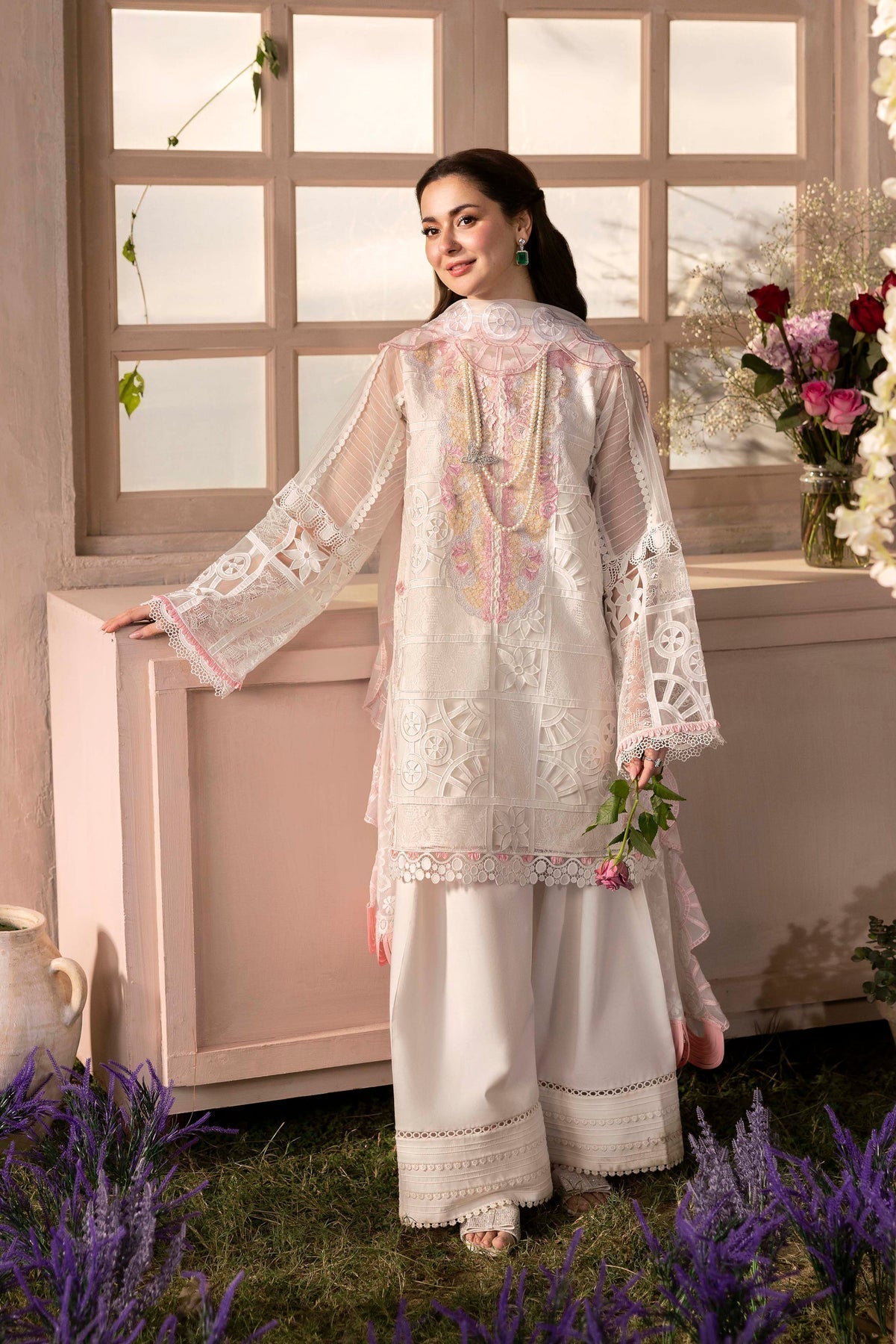 Sable Vogue | Luxury Formal 25 | SL-03-25-V1 XS Off White Net